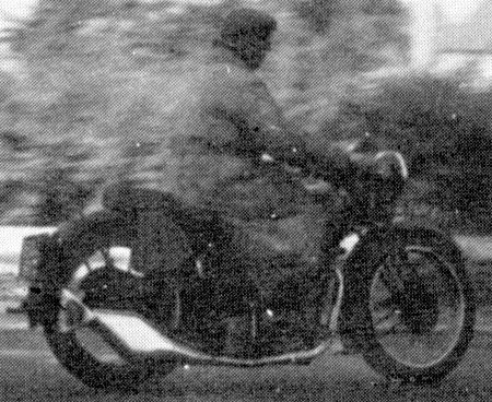 Priest on a motorcycle