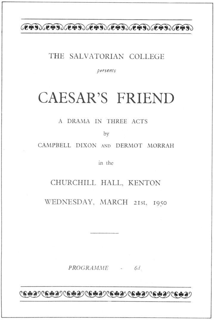Caeser's Friend - A Frama