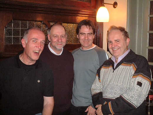 Ges Campbell (66-73), David Turner (66-71), Paul Sheehy (66-73), John Foley (66-73).